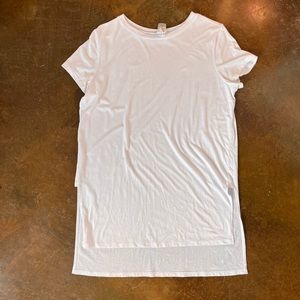 Long White Tshirt Tunic